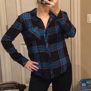 Rails button down top